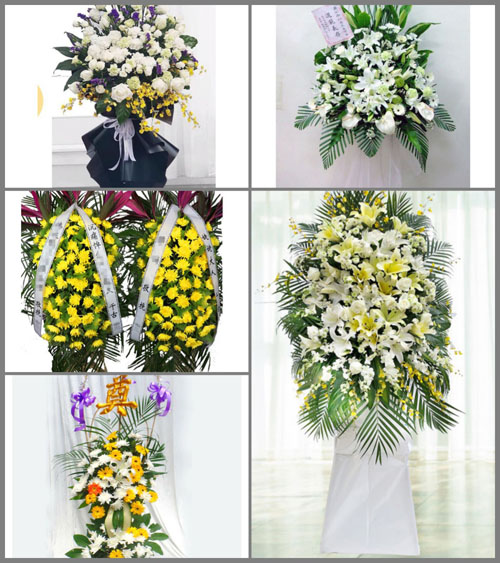 福建泉州安溪县龙门镇后坂村白事花篮预定